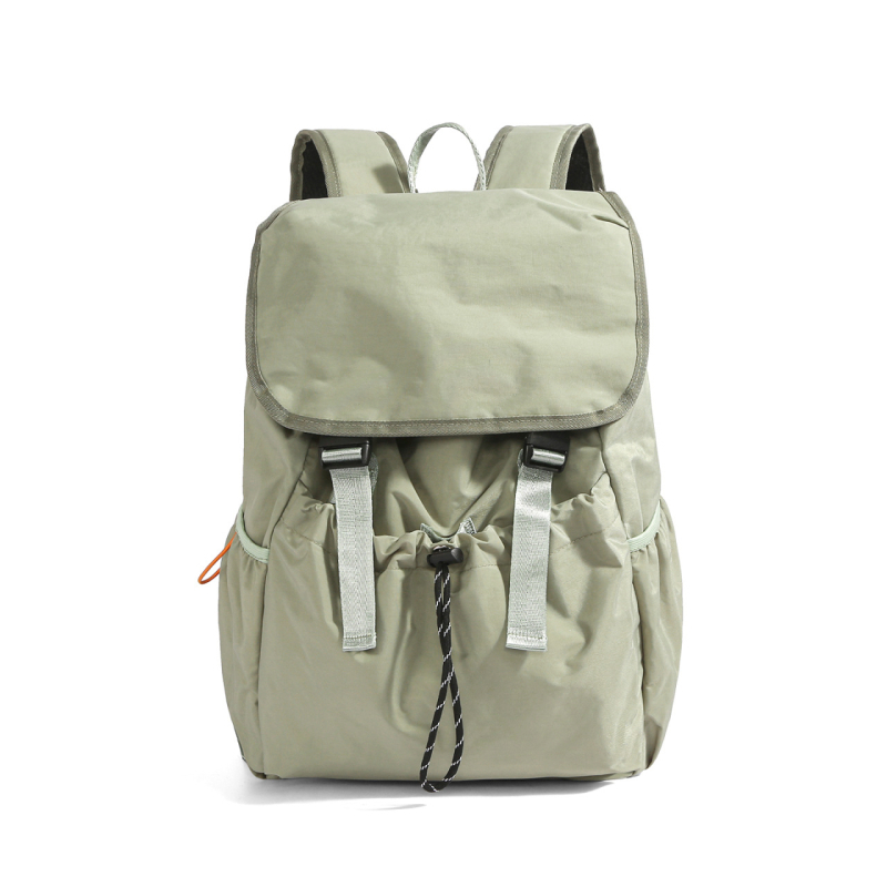 Unisex nylon ruksak za jesen/zimu, velik kapacitet 20–35 L, jednobojan, vodootporan, lagan, za kampus i slobodno vrijeme