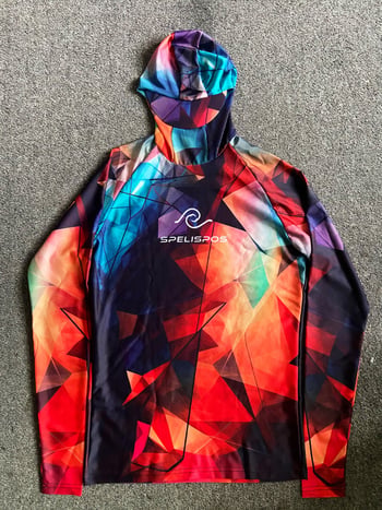 Spelispos дълъг ръкав мокас с качулка за сърфинг — защита от слънцето и rash guard