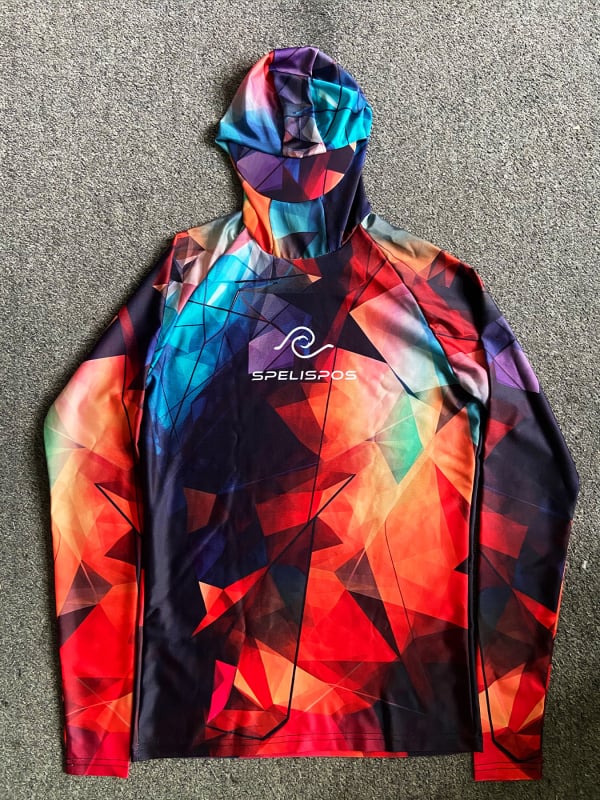 Spelispos дълъг ръкав мокас с качулка за сърфинг — защита от слънцето и rash guard