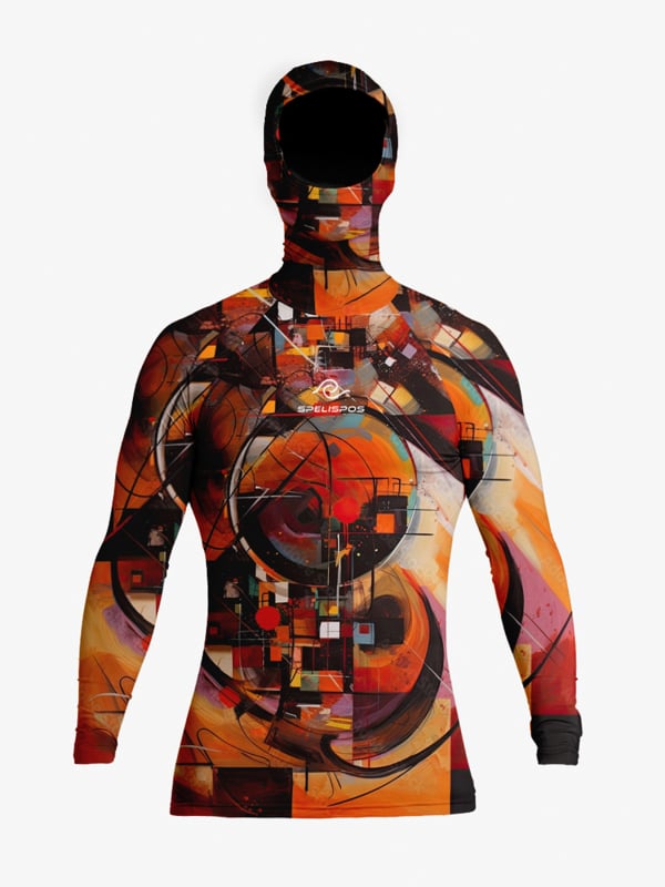 Spelispos дълъг ръкав мокас с качулка за сърфинг — защита от слънцето и rash guard