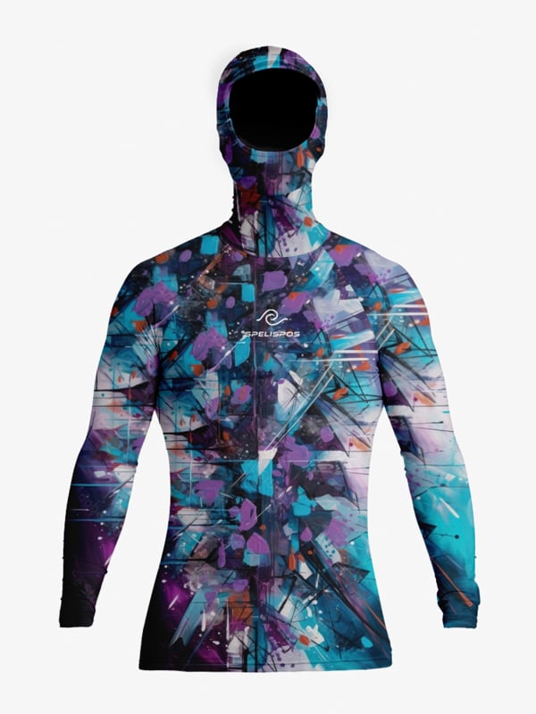 Spelispos дълъг ръкав мокас с качулка за сърфинг — защита от слънцето и rash guard
