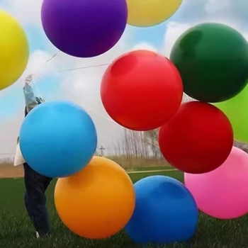 Baloni latex extra-largi, de 36 inch, pentru parcuri, gazon și piețe, netoxici, cu grosime, pentru fotografii ale copiilor