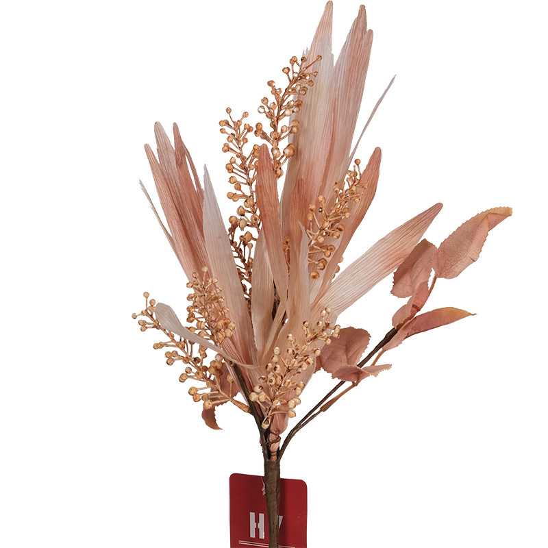 Ramură de grâu artificial în stil european pentru aranjamente florale creative, decorațiuni de nuntă și ornamente pentru casă