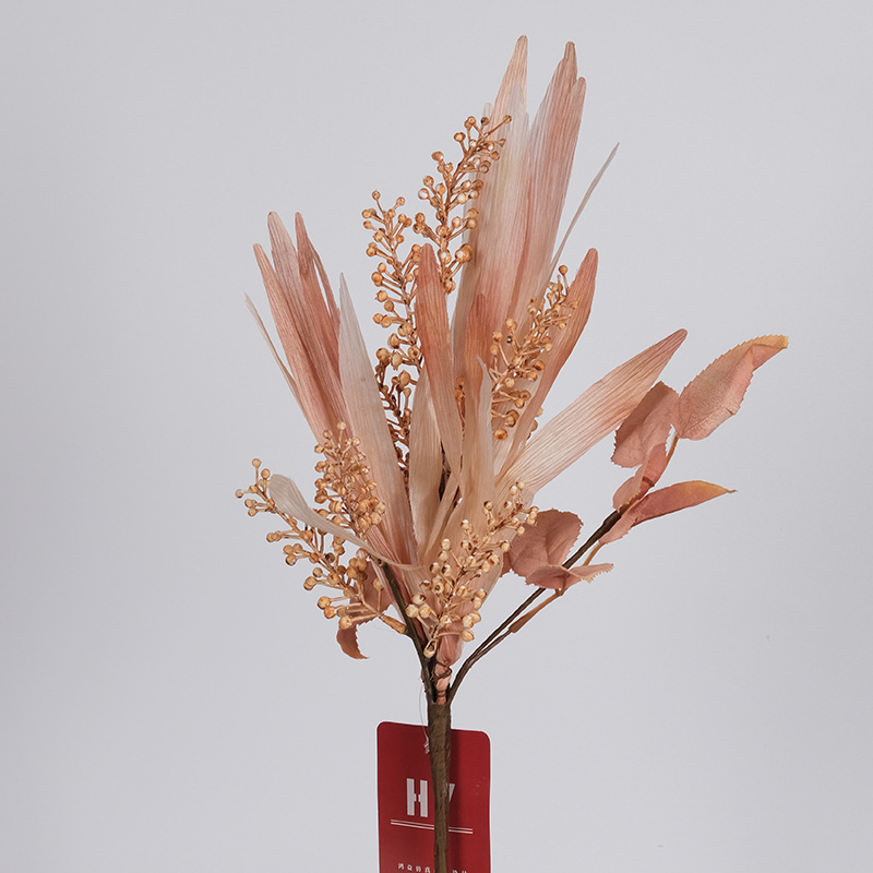 Ramură de grâu artificial în stil european pentru aranjamente florale creative, decorațiuni de nuntă și ornamente pentru casă