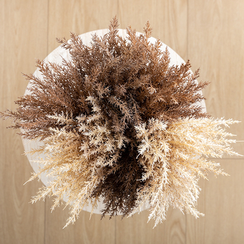 Buchet artificial maro pentru nunți și decor, buchet de mână cu flori artificiale, decor de perete din plastic