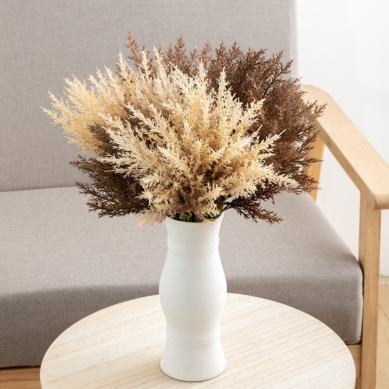 Buchet artificial maro pentru nunți și decor, buchet de mână cu flori artificiale, decor de perete din plastic