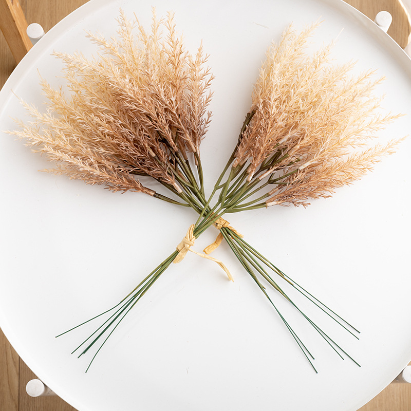 Buchet artificial maro pentru nunți și decor, buchet de mână cu flori artificiale, decor de perete din plastic