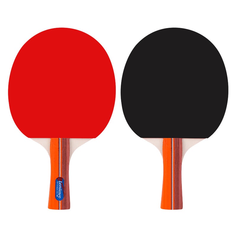 Lanwei LW-0322 Reket za stolni tenis s drvenom daskom, za početnike, unutarnja i vanjska uporaba