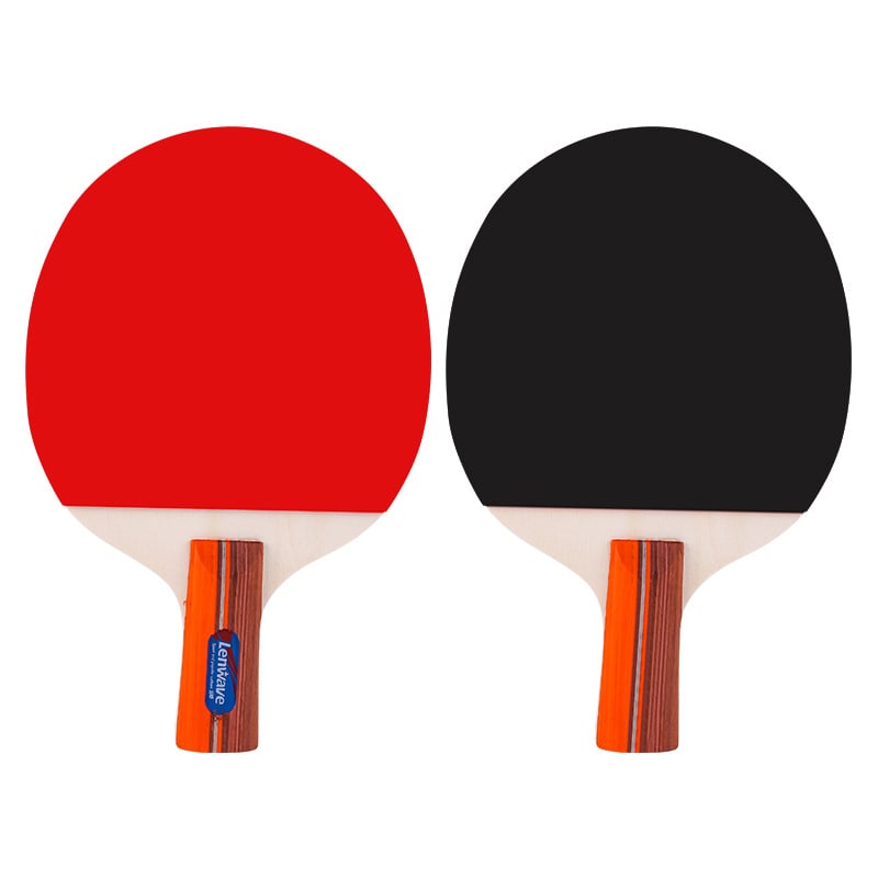 Lanwei LW-0322 Reket za stolni tenis s drvenom daskom, za početnike, unutarnja i vanjska uporaba