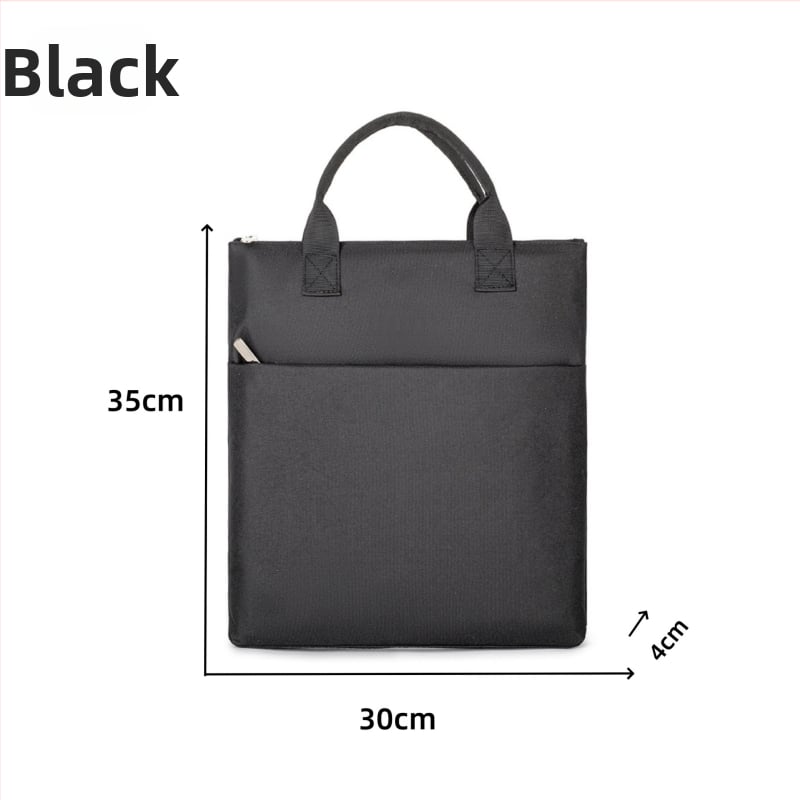 Férfiaknak készült függőleges nylon üzleti táska munka- és ingázáshoz, 14 hüvelykes laptop befogadására