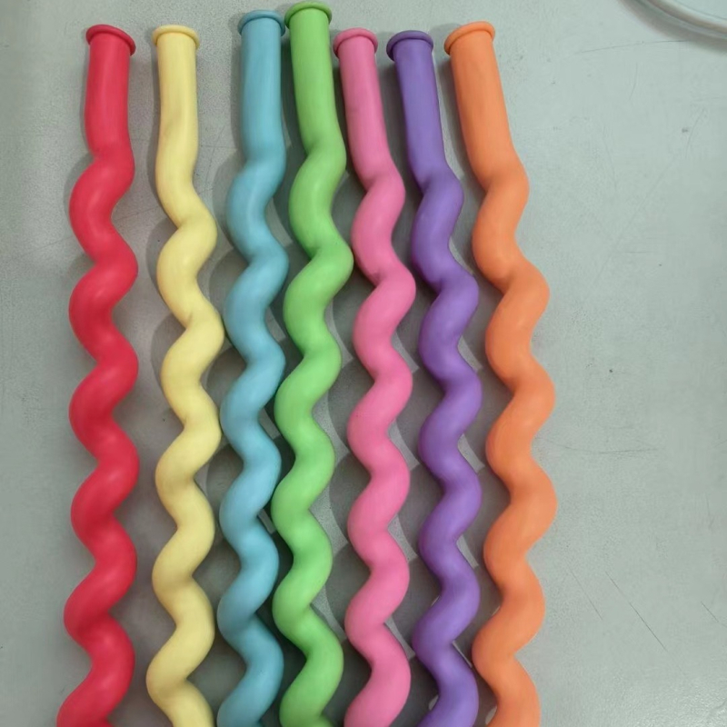 Balon spiralat din latex, 18 inch, întărit, 1,8 g, pentru KTV