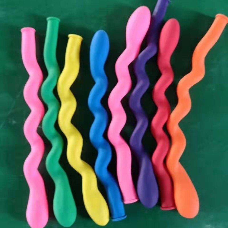 Balon spiralat din latex, 18 inch, întărit, 1,8 g, pentru KTV