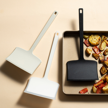 Spatulă din silicon lată pentru tigăi antiaderente, spatulă Tamagoyaki, bucătărie din silicon