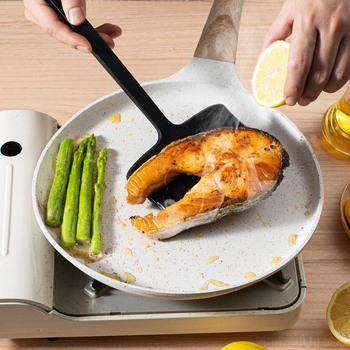 Spatulă din silicon lată pentru tigăi antiaderente, spatulă Tamagoyaki, bucătărie din silicon