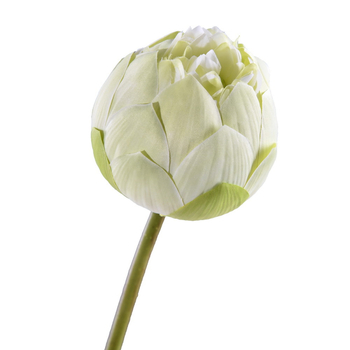 Lan Jin floare de lotus artificială din mătase – 72 cm, decor de interior de înaltă calitate pentru living, stil Zen