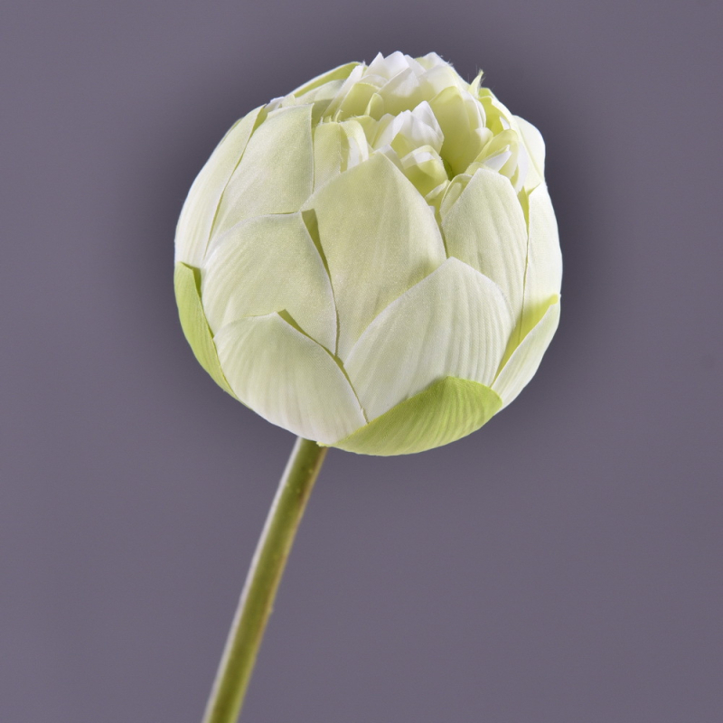 Lan Jin floare de lotus artificială din mătase – 72 cm, decor de interior de înaltă calitate pentru living, stil Zen