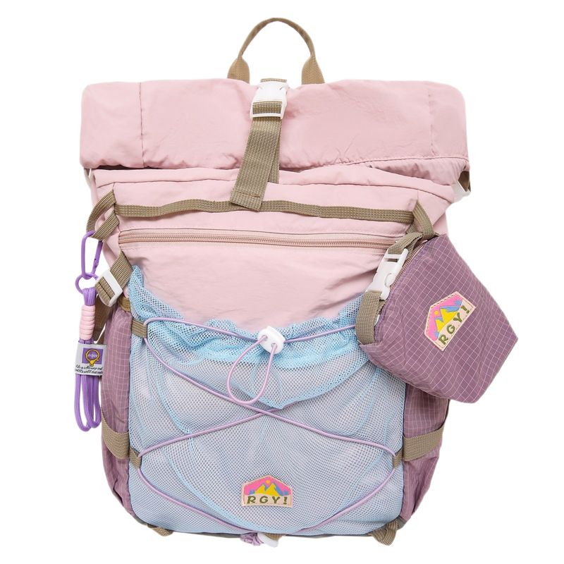 Retro ruksak u japanskom stilu, unisex, kapacitet 20–35 L za planinarenje i otvorena putovanja, najlon, kompatibilan s 15-inčnim prijenosnim računalom