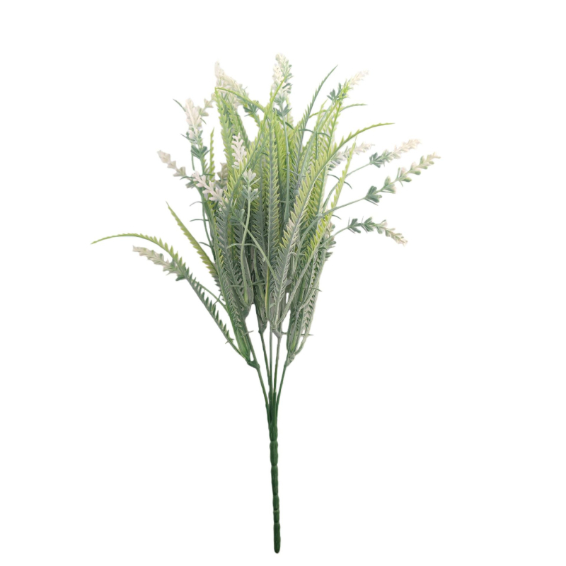 Buchet cu lavandă și hiacint - flori artificiale din plastic pentru decorul casei