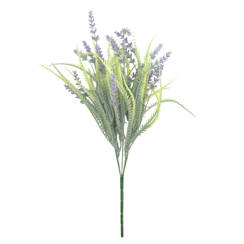 Buchet cu lavandă și hiacint - flori artificiale din plastic pentru decorul casei