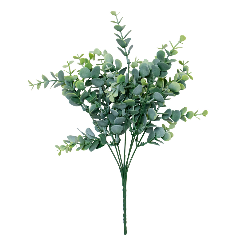 Buchet artificial cu eucalipt de șapte ramuri pentru decor interior