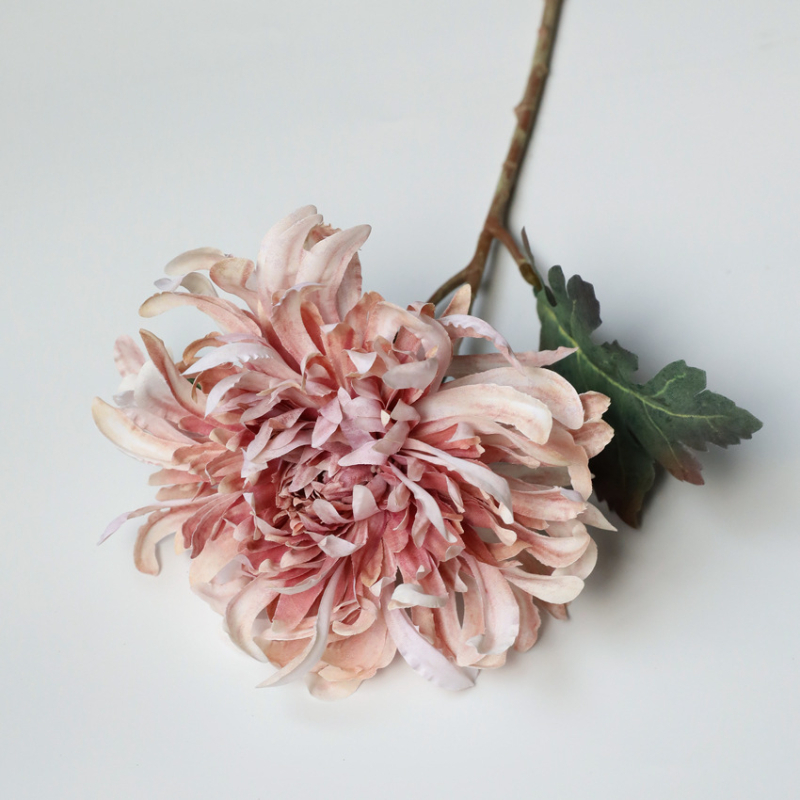 Floare de Chrysanthemum din mătase, imprimare 3D, decor european pentru casă, pentru nunți și recuzită foto, înălțime 30–100 cm