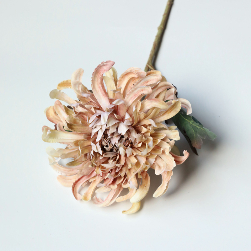Floare de Chrysanthemum din mătase, imprimare 3D, decor european pentru casă, pentru nunți și recuzită foto, înălțime 30–100 cm