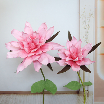 Floare PE din spumă pentru nunți – decor fotografic, floare artificială, fundal de scenă