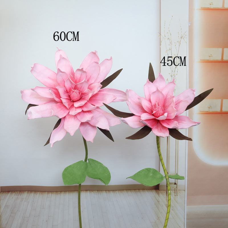 Floare PE din spumă pentru nunți – decor fotografic, floare artificială, fundal de scenă