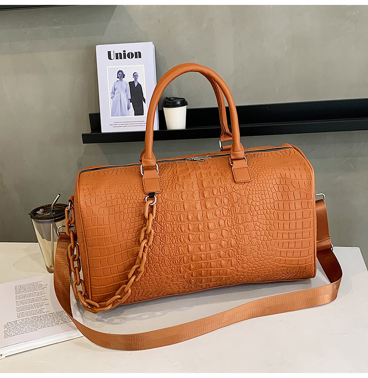 Putna torba za muškarce i žene, velika kapaciteta 20–35 L, ručna torba za kratka putovanja i trening, model 2263, geometrijski uzorak, ležerni stil putovanja