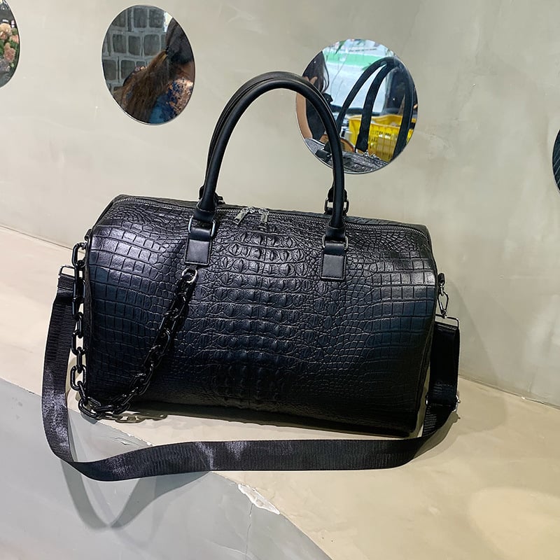 Putna torba za muškarce i žene, velika kapaciteta 20–35 L, ručna torba za kratka putovanja i trening, model 2263, geometrijski uzorak, ležerni stil putovanja
