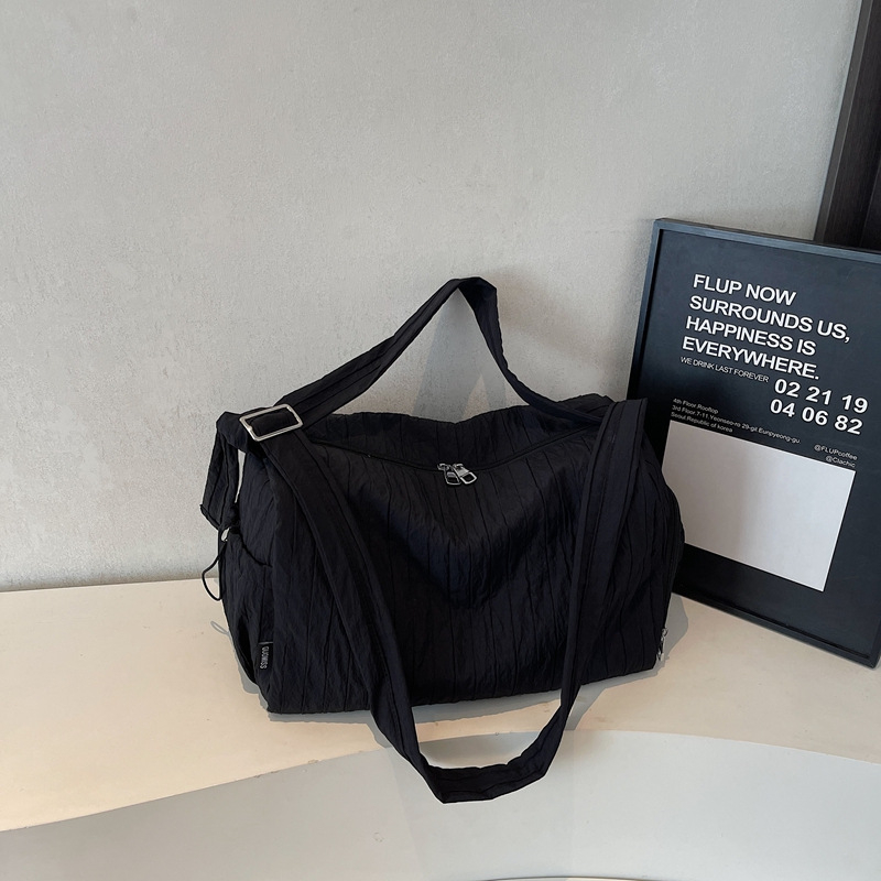 2025 unisex lagana putna torba velike kapacitete, nosiva crossbody torba za sport i putovanja, vodootporna, odjeljak za cipele i odjeljak za suho/mokro
