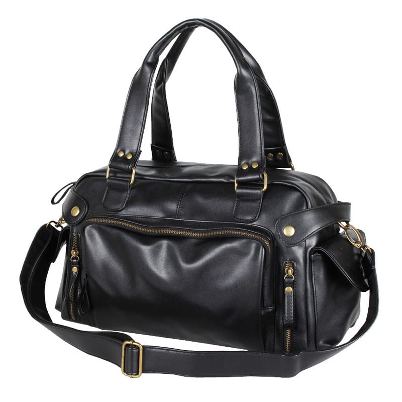 Geantă de bărbați din PU, stil coreean, geantă mare casual crossbody pentru călătorii
