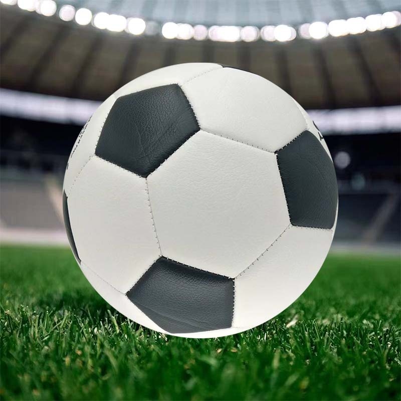 Fudbalska lopta veličine 5, crno-bijela, za djecu i učenike, pogodna za treninge i natjecanja