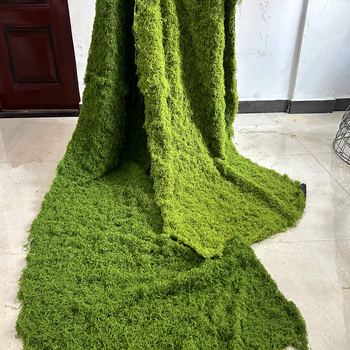 Covor sintetic cu mușchi și gazon decorativ pentru peisaj, decor de perete și accesorii de grădină, lungime 5 m