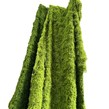 Covor sintetic cu mușchi și gazon decorativ pentru peisaj, decor de perete și accesorii de grădină, lungime 5 m