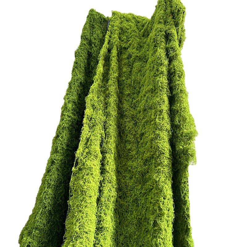 Covor sintetic cu mușchi și gazon decorativ pentru peisaj, decor de perete și accesorii de grădină, lungime 5 m