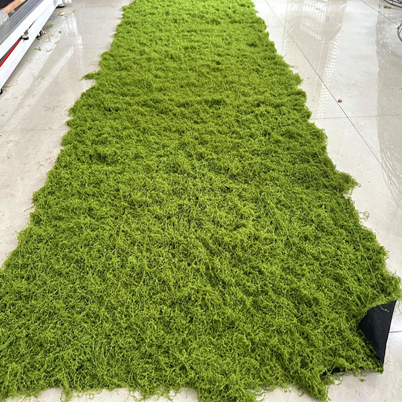 Covor sintetic cu mușchi și gazon decorativ pentru peisaj, decor de perete și accesorii de grădină, lungime 5 m