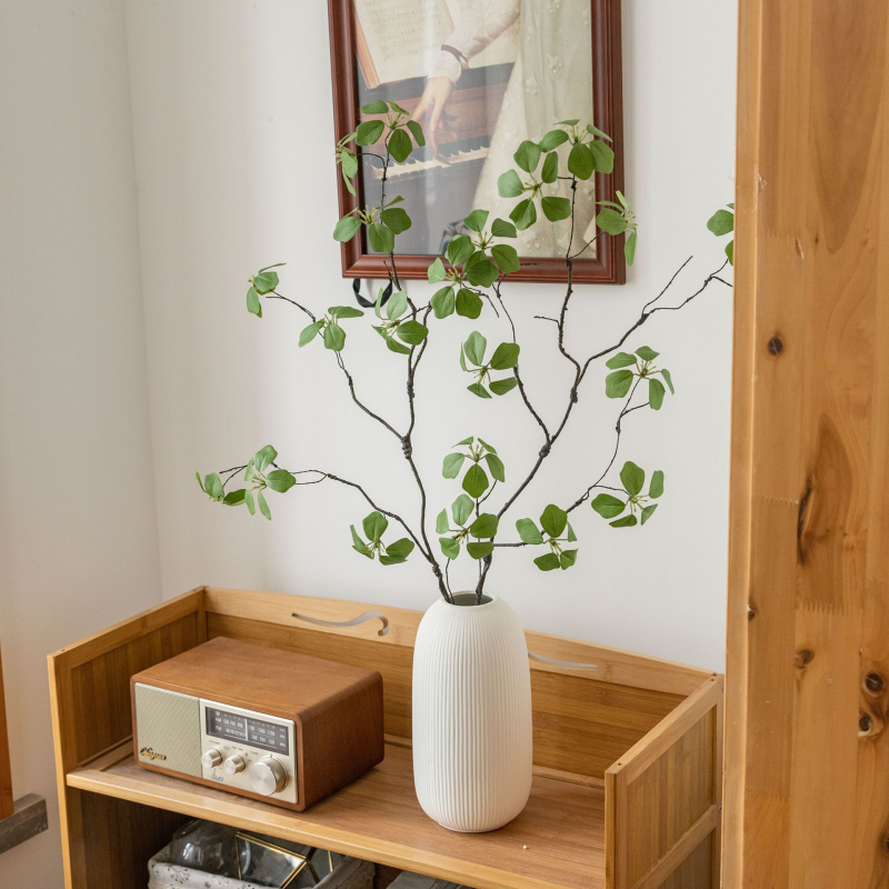 Guanyin lotus ramură, floare artificială pentru decorul casei și nunți, stil INS MW16302