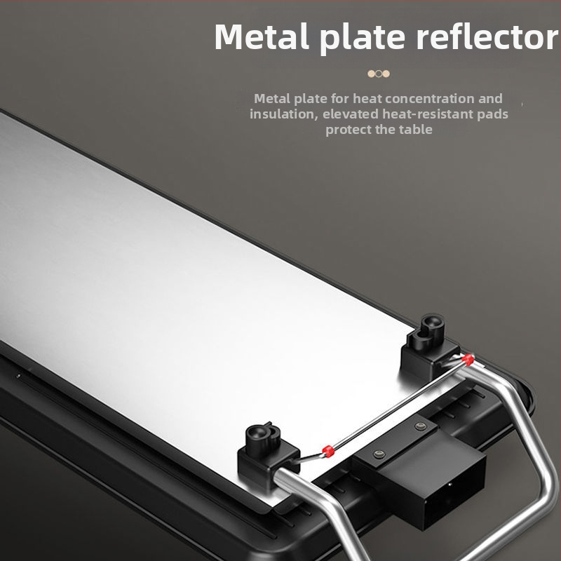 Tigaie-grill electric dreptunghiular pentru uz casnic, stil coreean, multifuncțional all-in-one, cu strat antiaderent