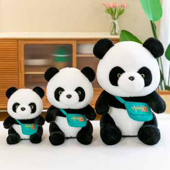 Panda plišana lutkica, mekana pliš igračka, realističan panda, slatka panda lutkica za rođendan
