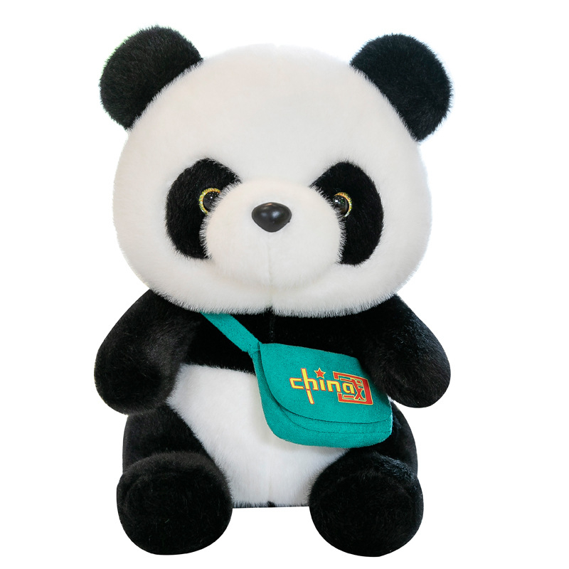 Panda plišana lutkica, mekana pliš igračka, realističan panda, slatka panda lutkica za rođendan