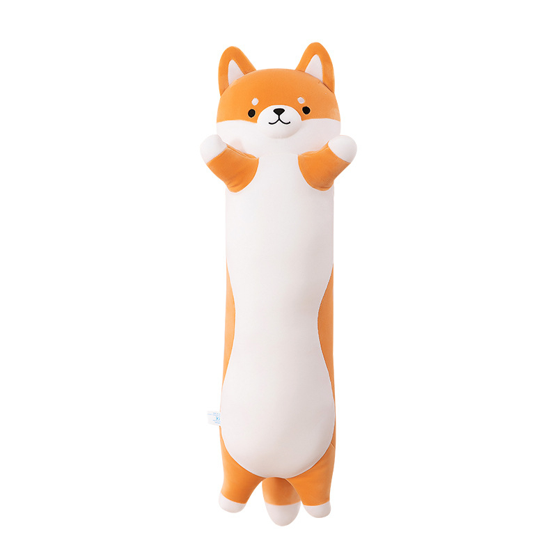 Pliš Shiba Inu igračka s dizajnom zagrljaja nogu za spavanje, jastuk za krevet u obliku Huskyja, dugačka plišana igračka psa