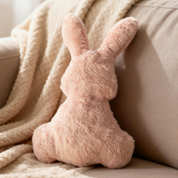 Novi uskršnji plišani zeko, ružičasti, 40 cm, plišna igračka s jastukom