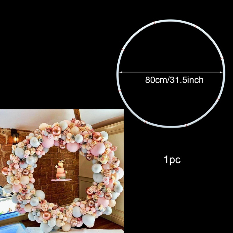 Arcul pentru baloane cu suport circular, ghirlandă și lanț de baloane – accesorii de modelare pentru decorarea petrecerilor