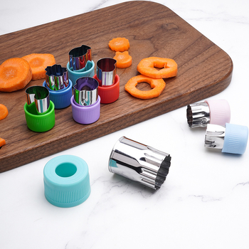 Set de 12 piese cu forme pentru paste în formă de fluture și șabloane pentru fructe, cu forme din oțel inoxidabil pentru legume, unelte de bucătărie creative, lucrate manual