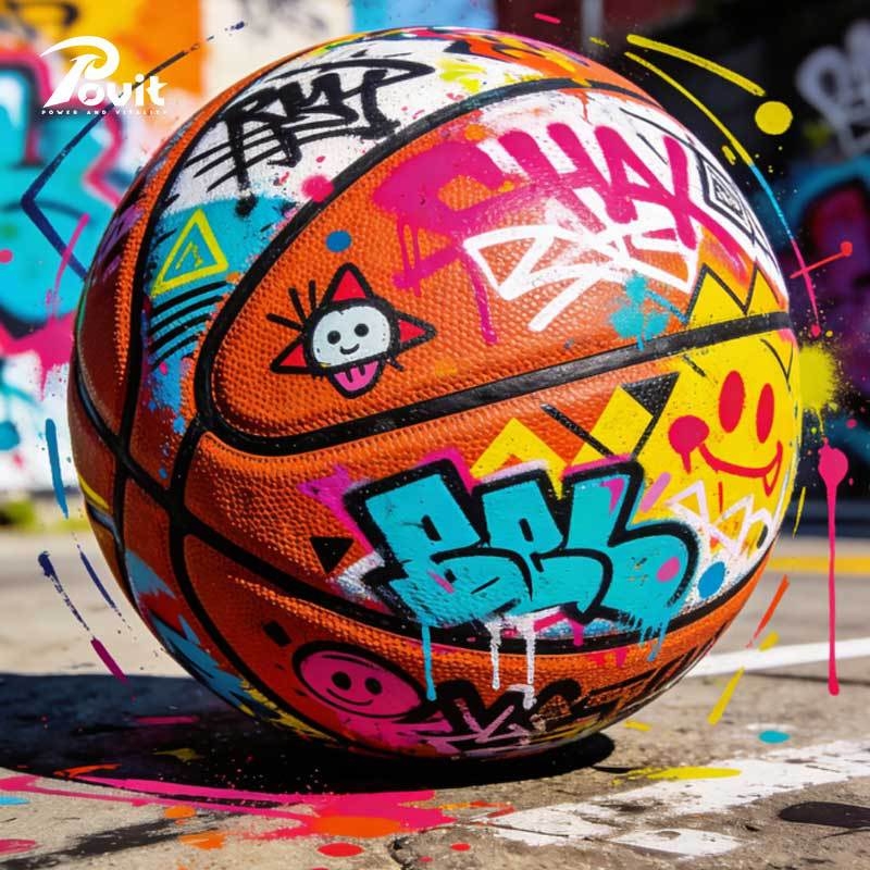 Prilagođena košarkaška lopta veličine 7, PU, ulični streetball