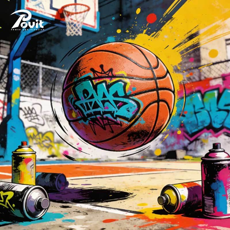 Prilagođena košarkaška lopta veličine 7, PU, ulični streetball
