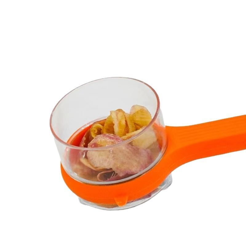 Curățător de fructe și legume cu compartiment de depozitare încorporat – anti-stropire, multifuncțional