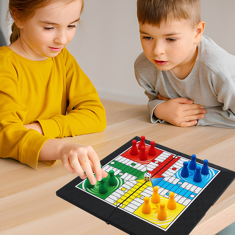Prijenosna plastična stolna igra za djecu, Flying Chess, edukativna interaktivna obiteljska igra