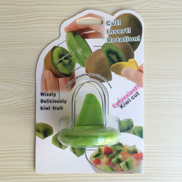 Curățător de kiwi și separator cu îndepărtare a miezului – instrument de tăiere și extragere a pulpei
